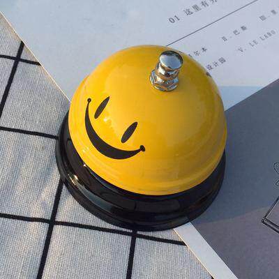 金色不锈钢小号大号传菜铃厨房网红酒店用厨师玲传声铃清脆传送铃