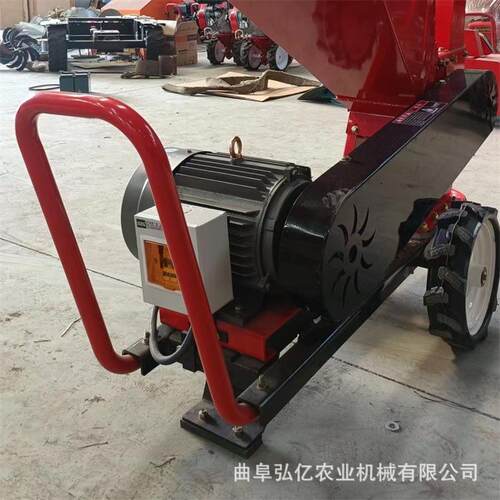 多用途家用碎枝机小型移动式果园葡萄藤粉碎机秸秆牧草枝条打碎机
