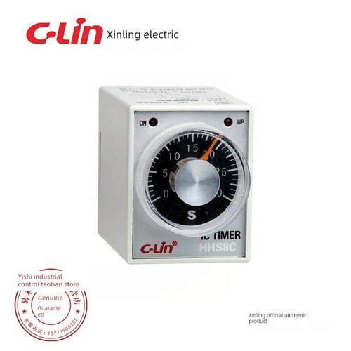欣灵牌时间继电器HHS8C(AH3-3)5S/10S/30S/60S/5M/10M/60M AC220V