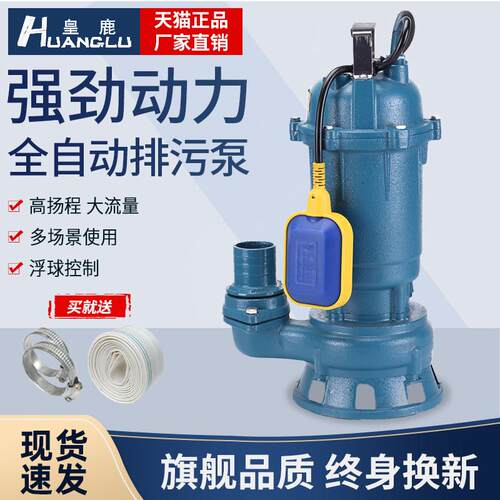 家用潜水污水泵220V380V三相农用小型抽水泵排污化粪池高扬程