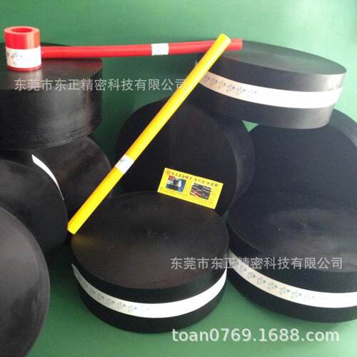 黑色聚氨酯|标准重载荷优力胶PU棒各种机械设备缓冲减震500mm实心