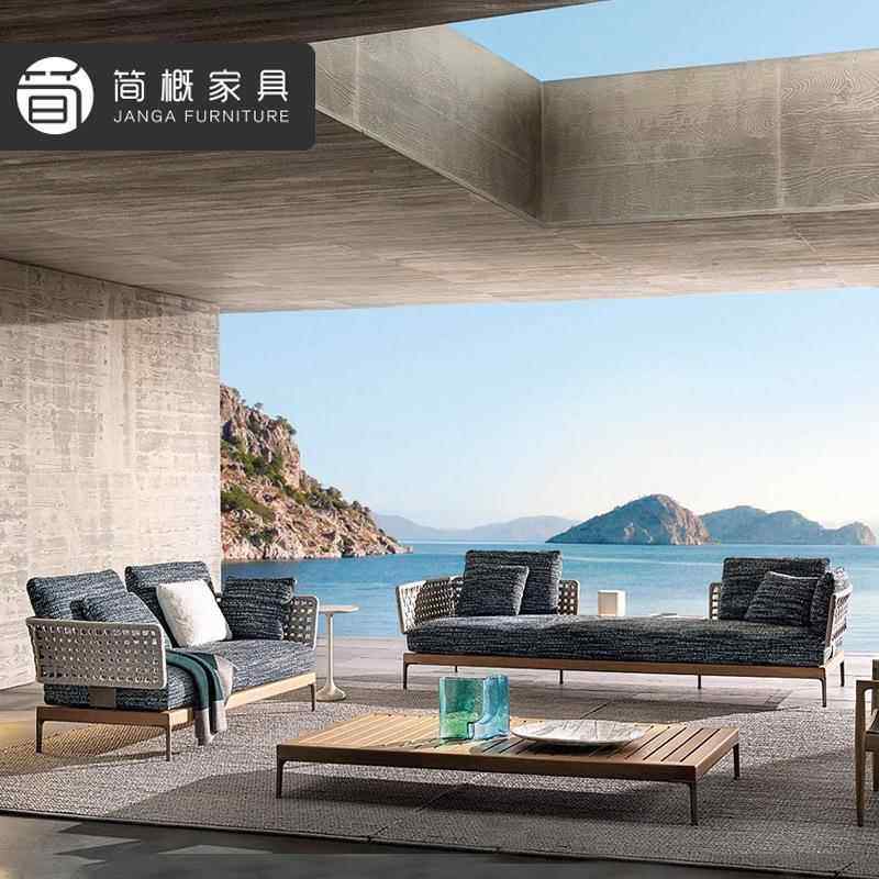 户外别墅庭木院藤编沙发露67天墅高端柚家具宿沙发休闲酒别店民沙,住宅家具,户外沙发,淘宝优惠券,粉丝福利购,淘宝优惠卷