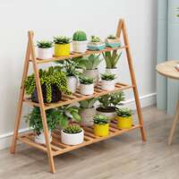 Flower stand, balcony plant stand, movable American-style floor-standing flower stand, multi-layer trapezoidal flower stand, green plant and garden storage stand thumbnail 5