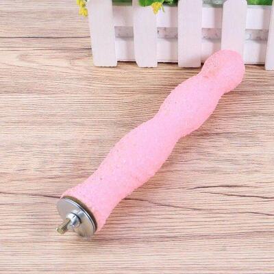 Parakeet Stand Toys Wood Cage Accessories Perch Platform