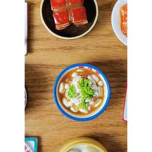 全国各地美食立体冰箱贴精品菜第二弹肉夹馍烤鸭甑糕串串满3包邮