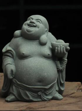 正品大如来佛白石12*9*云6鱼缸造景空间摆件办公日室桌面院庭摆茶