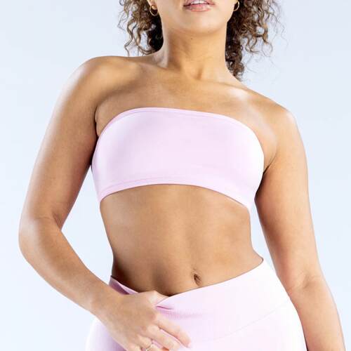 Sports bra, fitness style, strapless, skin friendly,