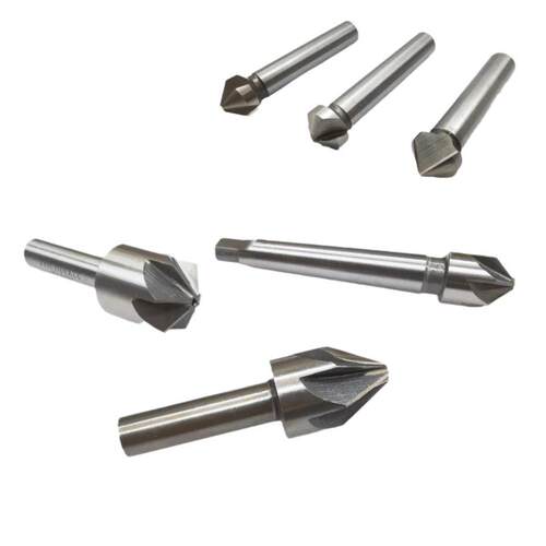 促销高速钢HSS直柄锪钻一三齿多刃倒角钻60° 90° 120°外径30mm
