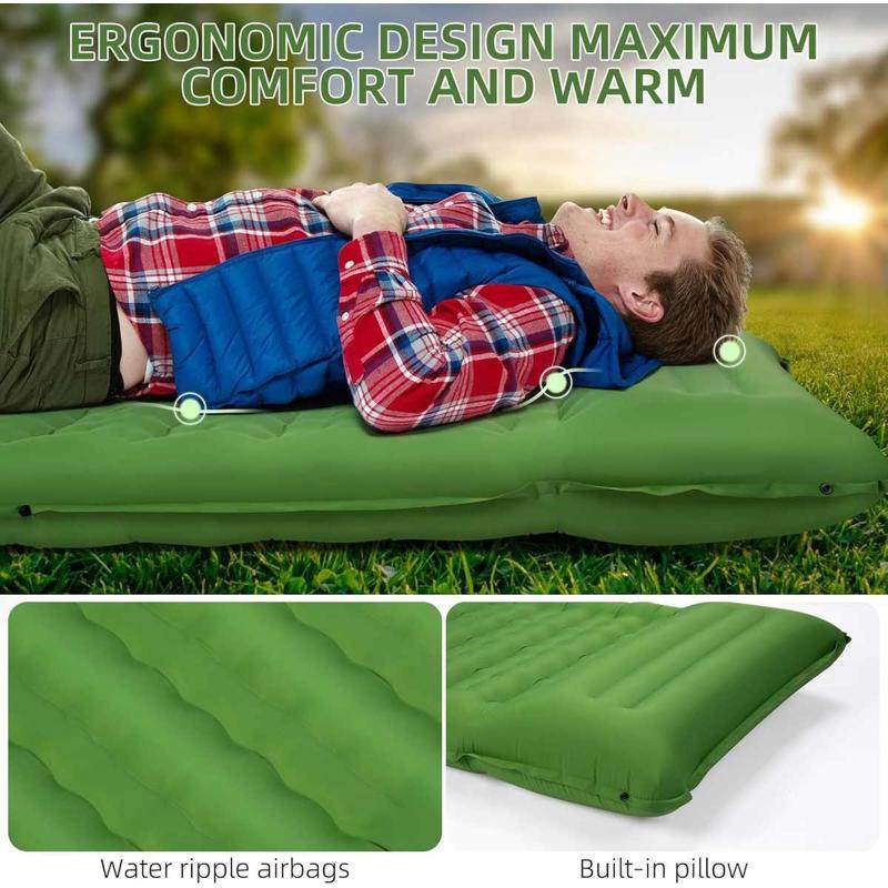 充气垫户外露营睡垫野营轻小便携式单人气垫床脚踩充气床垫打地铺,户外/登山/野营/旅行用品,充气床,淘宝优惠券,粉丝福利购,淘宝优惠卷