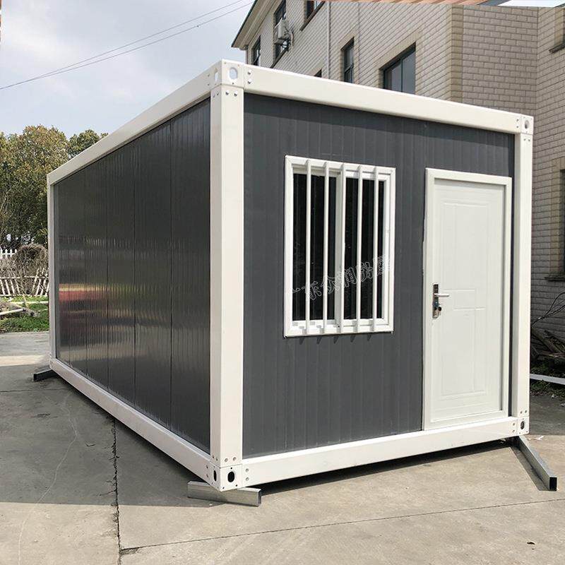 可拆装快拼箱房彩钢别墅房散件发货住人办公集成房集装箱活动房
