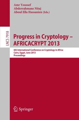 【预订】Progress in Cryptology -- AFRICACRYPT 2013