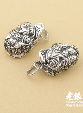 招财貔貅挂饰纯银吊坠