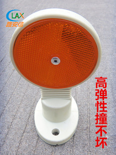 圆形轮廓标 弹性撞不坏护栏反光轮廓标交通安全标志PU警示轮廓标