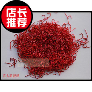 韩国进口漢拏釣針袖钩进口钢 赤袖 红袖蓝袖有倒刺 鱼钩散装批发