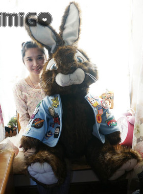 西米果 超大号可爱毛绒兔子 彼得兔 卡通公仔 巨无霸 毛绒玩具