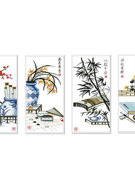 胡丽丽全套精准风印花十字绣
