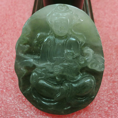 吊坠挂件如意观音南阳独山玉