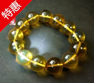 天然琥珀吊坠原石缅甸金蓝珀108子念珠佛珠手串手链特价饰品