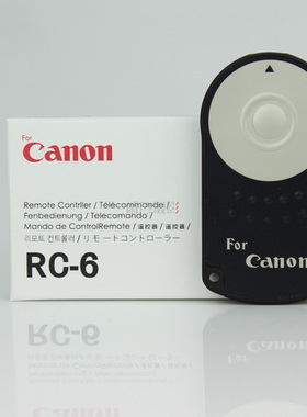 品摄 RC-6 无线快门遥控器适用于 佳能单反760D 750D 700D 70D 60D 5d3