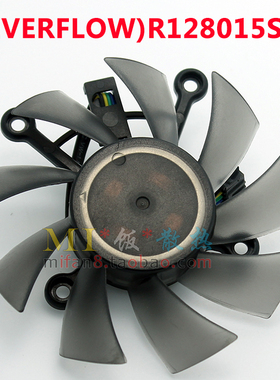 包邮华硕原装EVERFLOW/鑫贺8015显卡风扇12V 0.50A R128015SU 4线