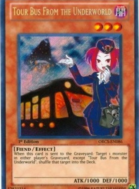 游戏王 美版 正版 - 由魔界到现世的巴士 Tour Bus/银碎/ORCS