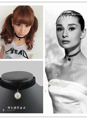 复古宫廷风配饰珍珠项链