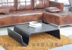弯木茶几  造型茶几 木皮  Offi Scando Bent Ply Coffee Table