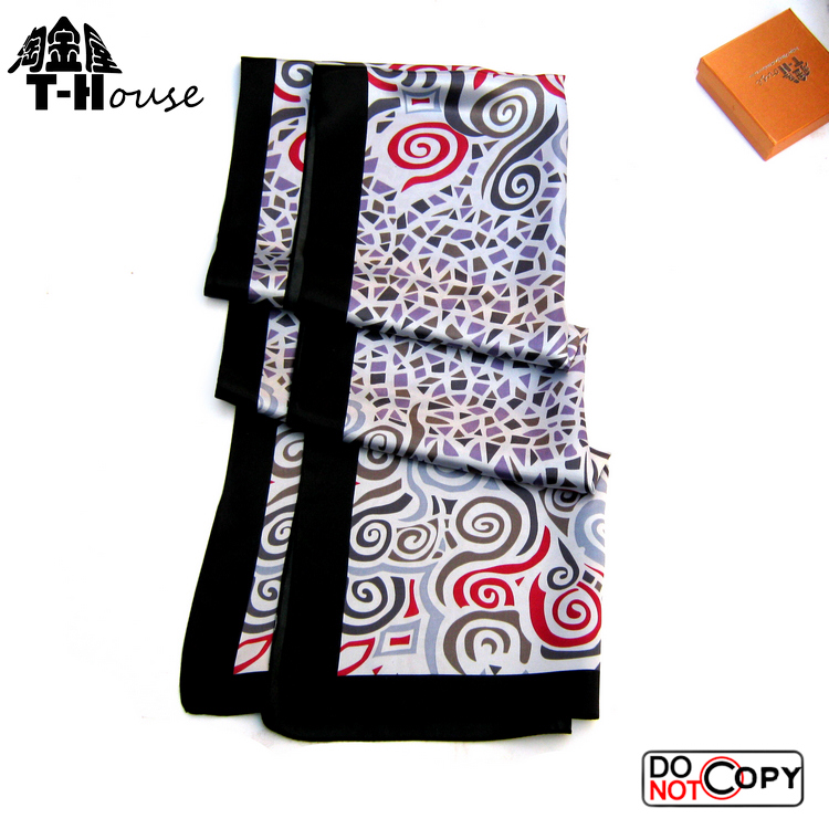 精品男士丝巾\围巾\领巾\小方巾NS5393 长巾长丝巾 经典搭配