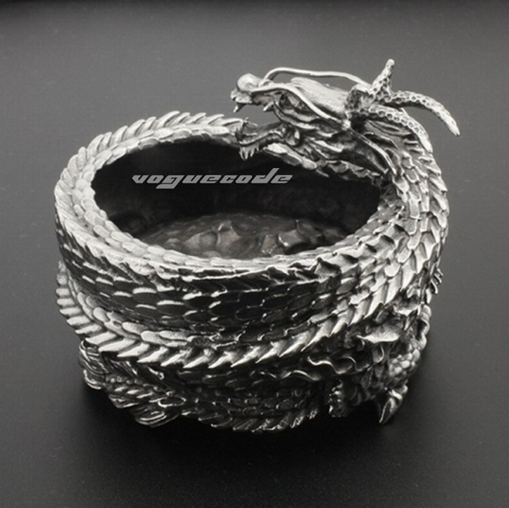 Retro Panlong Titanium ashtray portable 316L Stainless steel ashtray to work in an office Home Decorationin the Festive supplies/Gift , Gift ideas , Fashion ashtray  category - from Buy2taobao.com to provide professional Taobao agent buy service