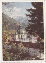 W710外国原版明信片德国埃塔尔修道院