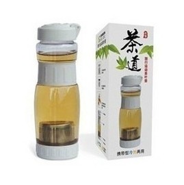 名品嘉俊防漏塑料水杯泡茶带过滤网便携运动带盖杯子创意茶杯