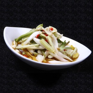 镁质高白瓷餐饮酒店餐具日韩式陶瓷碗水果沙拉盘 西瓜碗