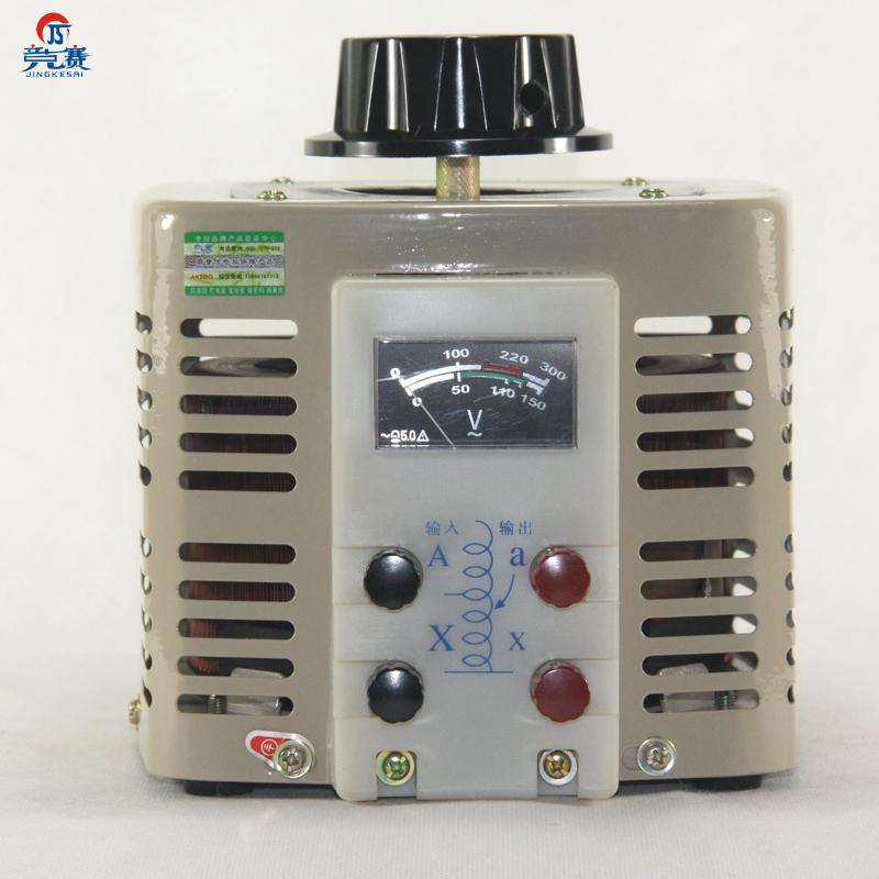 单相调压器2000W铜线TDGC2-2KVA输入220V输出0-250V可调正品包邮