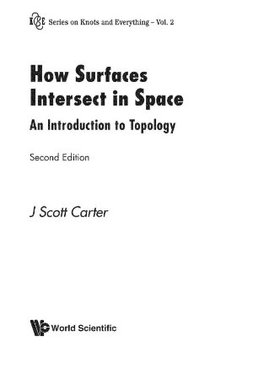 【预订】How Surfaces Intersect in Space