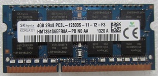 HMT351S6EFR8A Hynix海力士现代4G 笔记本内存条4GB 1600 DDR3