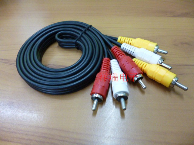 特惠啦！ AV线 莲花线 音视频线 机顶盒 DVD接电视线3对3RCA线