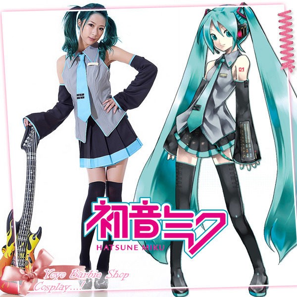 初音未来VOCALOID女仆装MIKU公式服COS初音衣服Cosplay舞台演出服