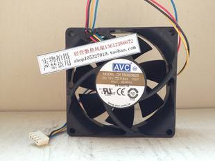 AVC 8025 8CM暴力风扇12V 0.84A 4线 PWM控速功能 DATB0825B2S