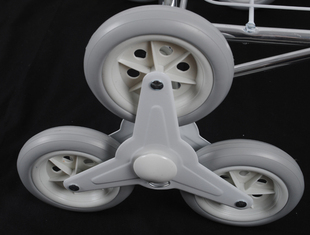 一对25元 行李车耐磨无声轮 购物车爬楼轮 原厂配件