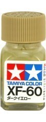 TAMIYA/田宫 80360 XF-60 暗黄色 10ml珐琅系油性模型油漆