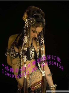 部落精典肚皮舞套装 LL15神秘鬼魅 鸿舞衣