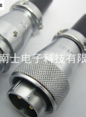WEIPU 威浦 WS20 2芯 航空插头 对接插座 开孔20mm WS20K2ZQ J2TQ
