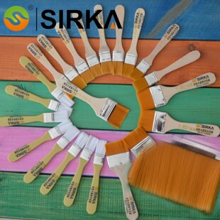 SIRKA水性漆刷 油漆刷 纤维刷  排笔 小刷子 家装工具