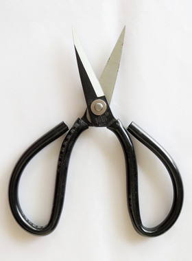 剪刀 20cm正品上海利霸101型号65号锰钢黑色皮套家用剪刀 办公剪