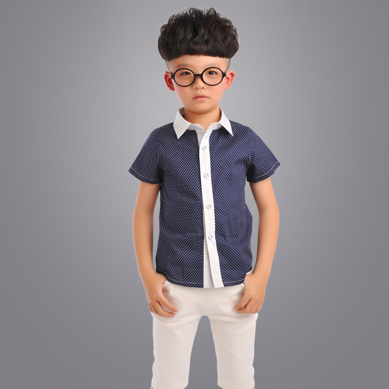 Chemise garcon à manche courte - Ref 2077479 Image 27