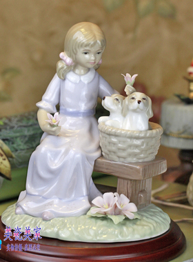 英国陶瓷我来装扮风狗宝宝摆件