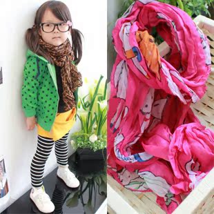 清仓不退换 春秋款 儿童围巾/男童女童围巾/围脖 11色