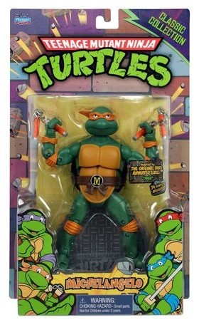 【孩仕宝】玩具模型 忍者神龟 tmnt 2012版 米开朗基罗 经典款