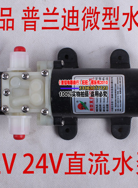 普兰迪微型水泵 溢压回流PLD1205 1206 2201螺纹型 12V 24V小水泵