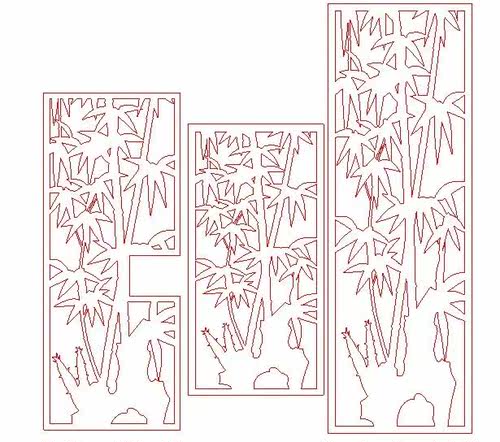 精雕 格子 格子图 花格 精雕格子 有线 源文件【JD238】